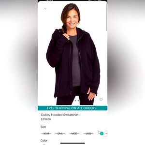 Woolx Cubby Hoodie size M EUC